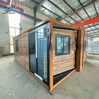 Luxury villas  prefab Portable Double Wing  Expandable Container house на продажу
